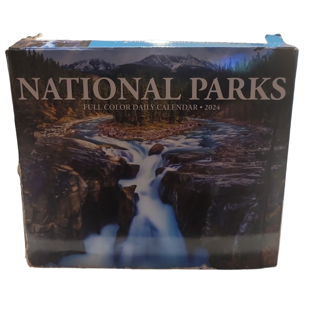 National Parks Full Color Daily 2024 Calendar New